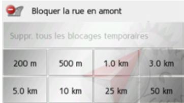BECKER TRAFFIC ASSIST Z215 - Route bloquée - 1
