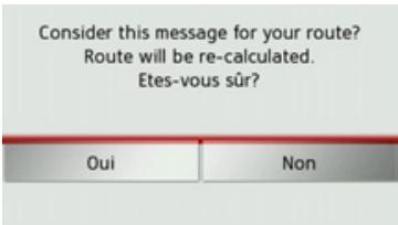 BECKER TRAFFIC ASSIST Z215 - Lecture du message - 2