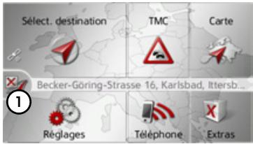 BECKER TRAFFIC ASSIST Z215 - Le menu principal - 3