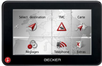 BECKER TRAFFIC ASSIST Z215 - Règles de base concernant l'écran tactile - 1