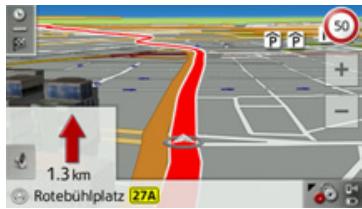 BECKER TRAFFIC ASSIST Z215 - Touche Mode visualisation - 4