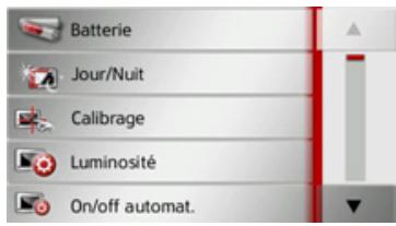 BECKER TRAFFIC ASSIST Z215 - Menu des réglages du système - 1