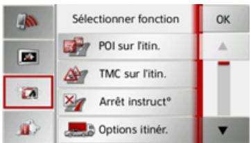 BECKER TRAFFIC ASSIST Z215 - Définition des touches d'accès rapide - 3