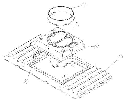GODIN 3268 INSERT BOIS - DESSUS - 1