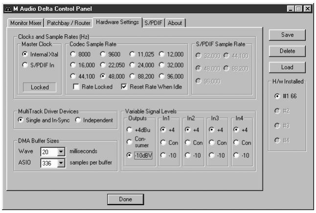 M-AUDIO DELTA66 - Configuration type n° 1 - 2