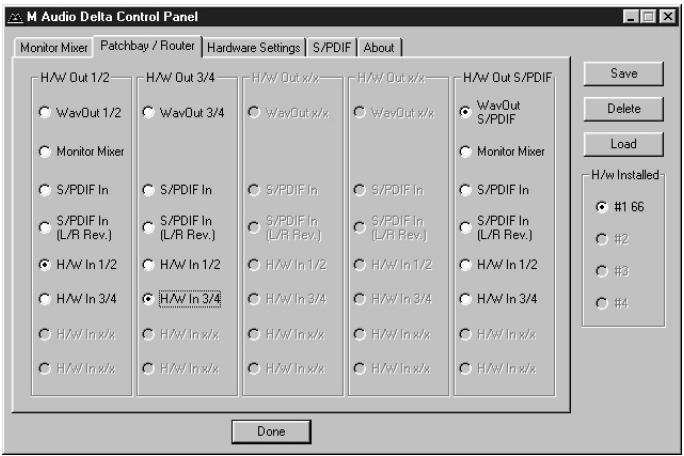 M-AUDIO DELTA66 - Configuration type n° 2 - 2