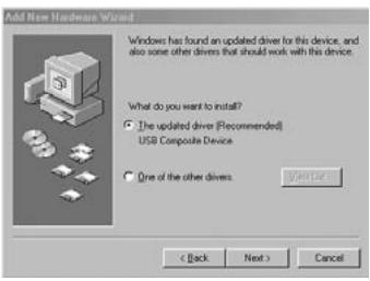 M-AUDIO SONICA THEATER USB - Installation sous Windows 98SE - 8
