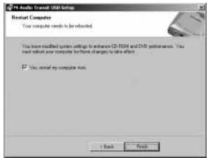 M-AUDIO TRANSIT USB - Installation sous Windows 2000 - 5