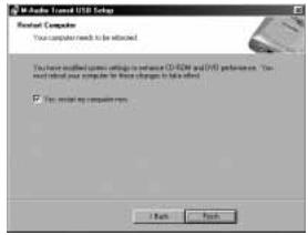 M-AUDIO TRANSIT USB - Installation sous Windows 98SE - 4