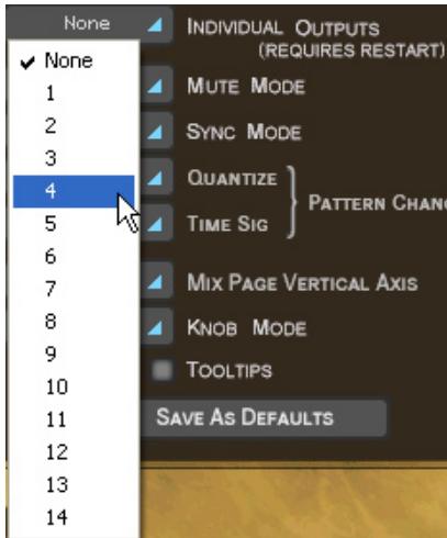 M-AUDIO DARBUKA - La page de configuration (Setup Page) - 3
