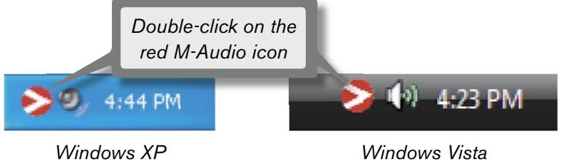 M-AUDIO FAST TRACK ULTRA - Le Panneau de configuration logiciel - 1