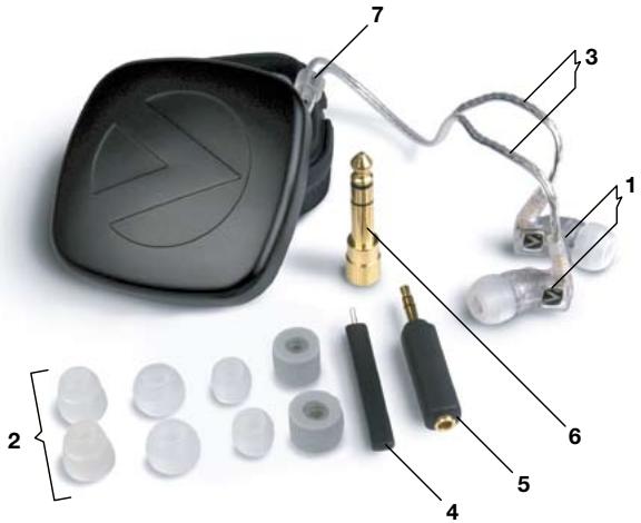 M-AUDIO IE-40 - Composants des Écouteurs - 1
