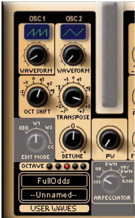 M-AUDIO IMPOSCAR - Section des molettes (Wheels) - 1
