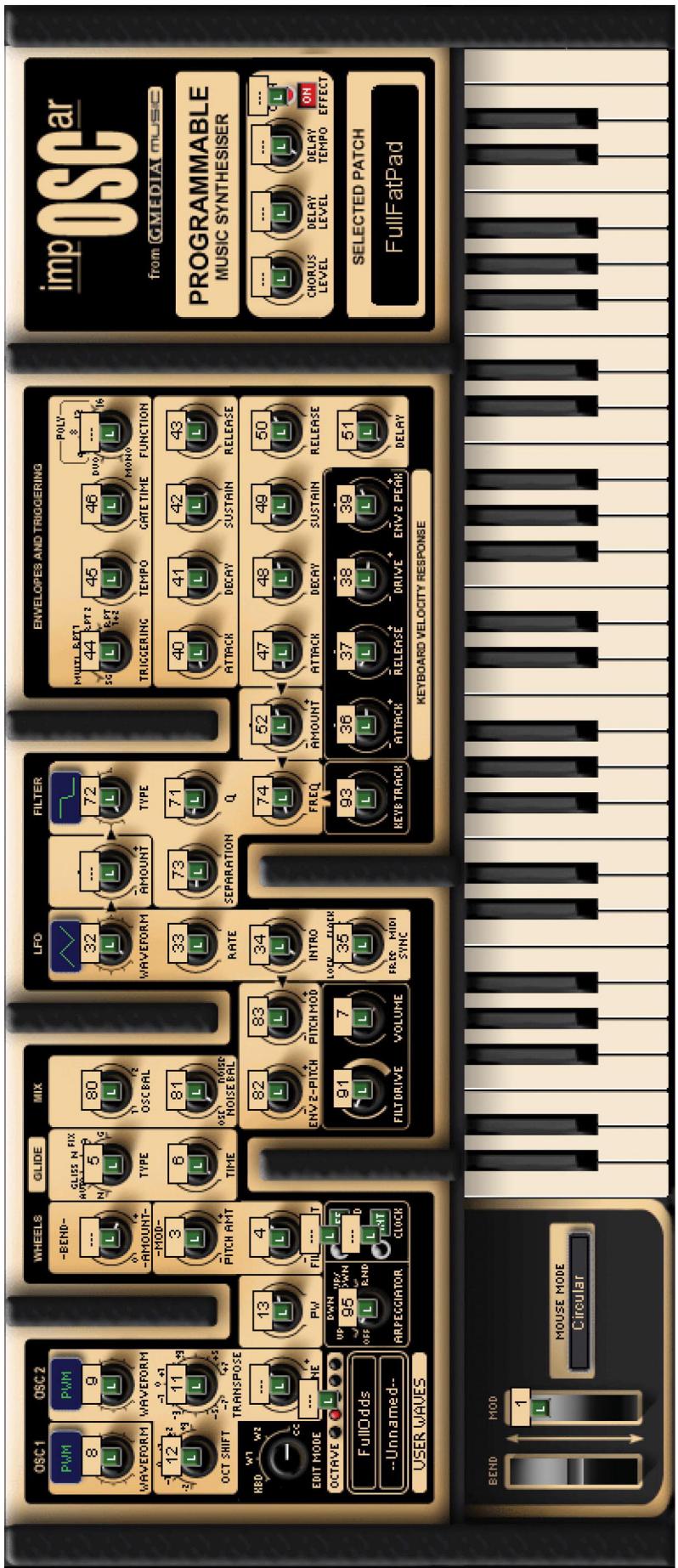 M-AUDIO IMPOSCAR - Guitare MIDI - 1