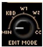 M-AUDIO IMPOSCAR - Bouton de mode d'édition : - 1