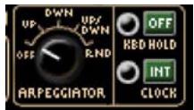 M-AUDIO IMPOSCAR - Utiliser l'Arpeggiator - 2