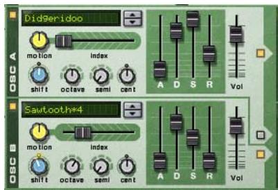 M-AUDIO PROPELLERHEAD REASON - Section des oscillateurs - 1