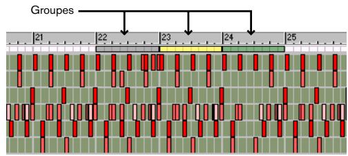 M-AUDIO PROPELLERHEAD REASON - A propos de la règle et de la bande des groupes - 1