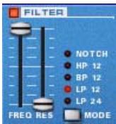 M-AUDIO PROPELLERHEAD REASON - Section du filtré - 1