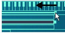 M-AUDIO PROPELLERHEAD REASON - Au moyen des poignées de la barre de tessiture - 5