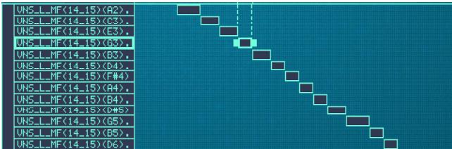 M-AUDIO PROPELLERHEAD REASON - Classement des zones selon leur tessiture - 2