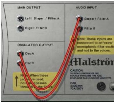 M-AUDIO PROPELLERHEAD REASON - Reprise du signal de Malstrom sur les entrées audio - 1