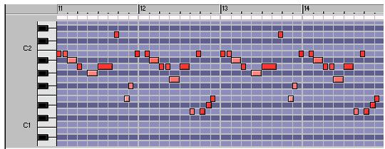 M-AUDIO PROPELLERHEAD REASON - Insertion et édition des notes - 1