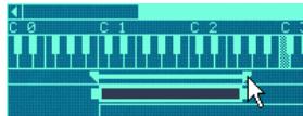 M-AUDIO PROPELLERHEAD REASON - Au moyen des poignées de la barre de tessiture - 1