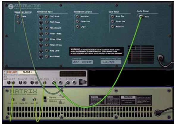 M-AUDIO PROPELLERHEAD REASON - Filtre à Pattern - Exemple - 1