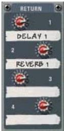 M-AUDIO PROPELLERHEAD REASON - Section des retours auxiliaires - 1