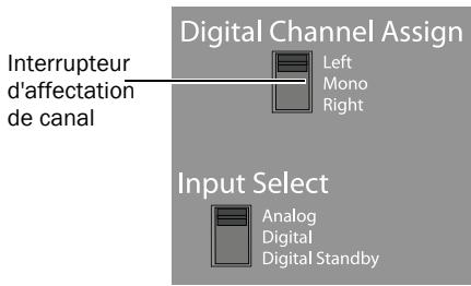 M-AUDIO STUDIOPHILE DSM3 - Pour connecter une source numérique : - 1