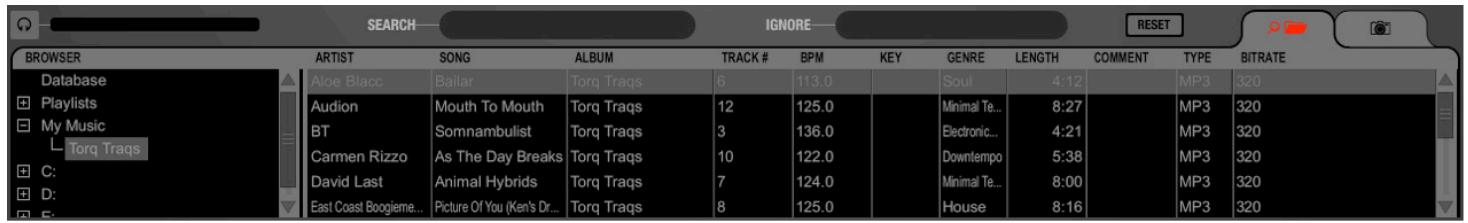 M-AUDIO TORQ - Browser/Database - 1
