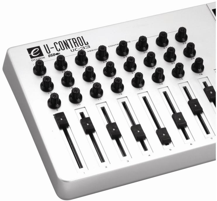 M-AUDIO UC-33E - Manuel avancé - 1