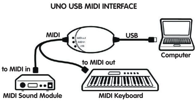 M-AUDIO USB MIDISPORT UNO - Configuration de votre studio MIDI - 1