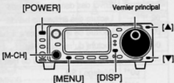 ICOM IC-706MKIIG - Mode de réglages initiaux - 1