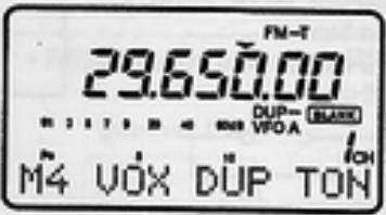 ICOM IC-706MKIIG - ■ Fonction repéctor à une seule touche - 2