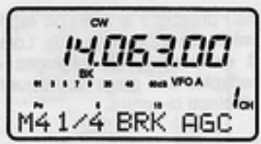 ICOM IC-706MKIIG - Trafic en CW - 1