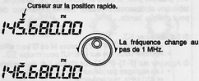 ICOM IC-706MKIIG - - Accord rapide au pas de 1 MHz - 1