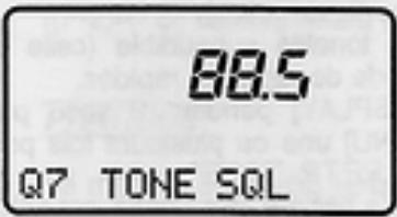 ICOM IC-706MKIIG - ■ Utilisation du Tone squelch (CTCSS) - 1