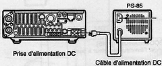ICOM IC-706MKIIG - - Connexions d'alimentation - 1