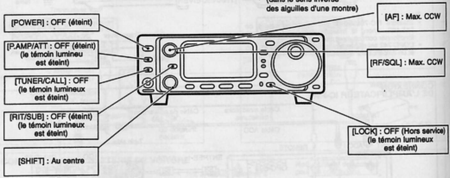 ICOM IC-706MKIIG - Réglages initiaux - 1