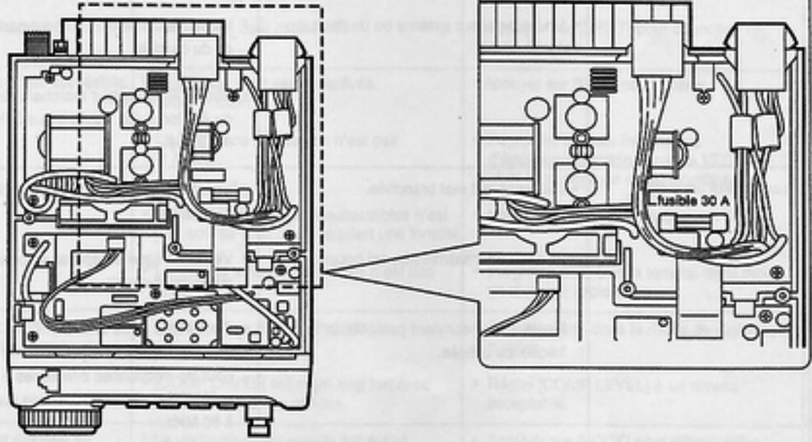 ICOM IC-706MKIIG - REEMPLACEMENT DU FUSIBLE INTERNE - 1