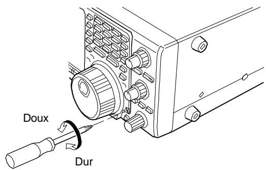ICOM IC 756 - Réglage frein vernier - 1