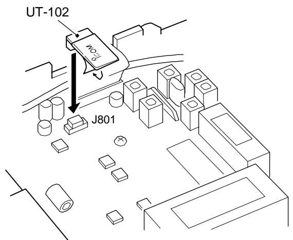 ICOM IC 756 - Synthétiseur de parole UT-102 - 1