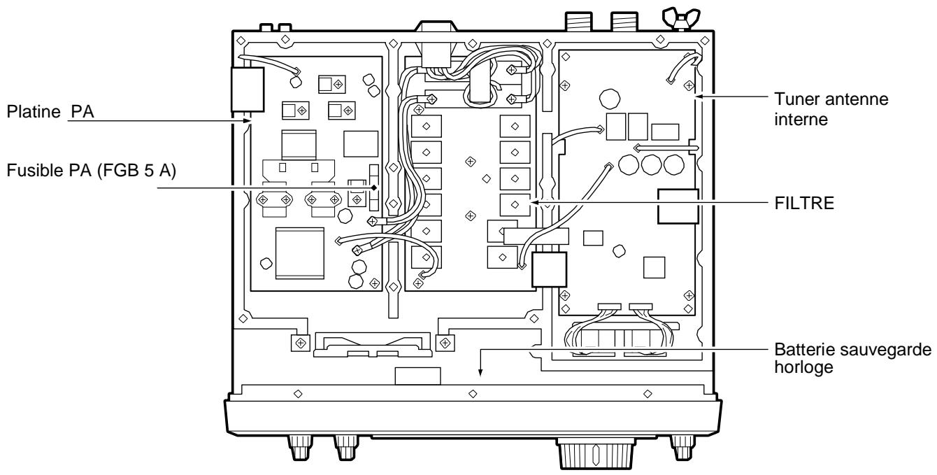 ICOM IC 756 - Vue dessus - 1