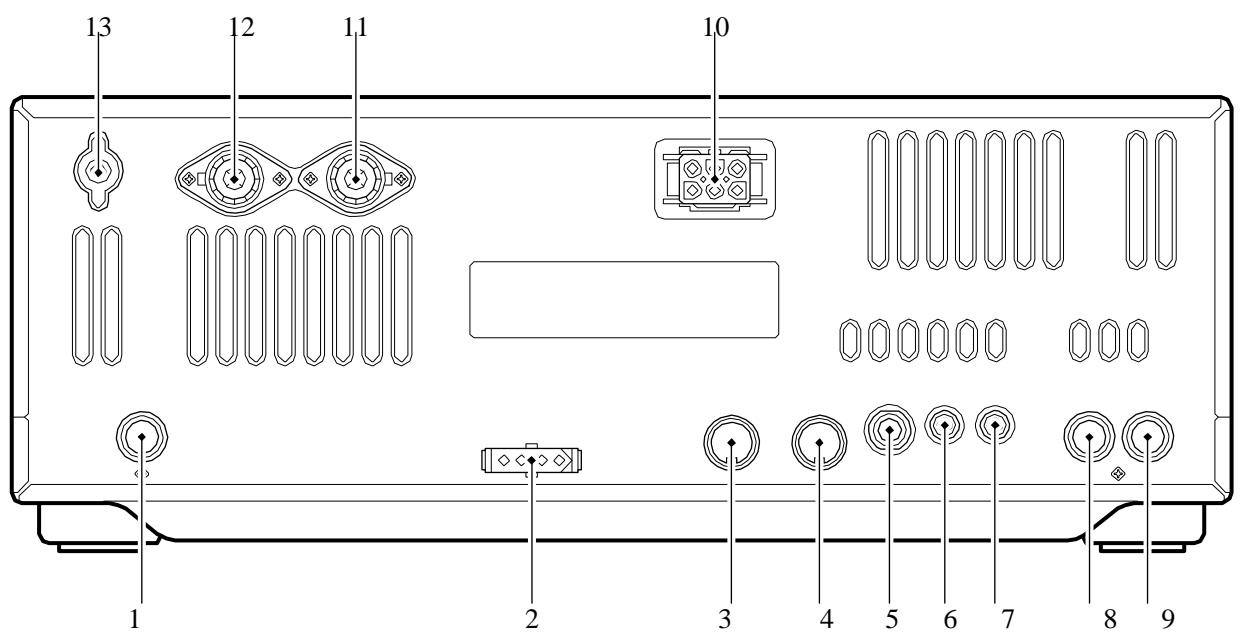 ICOM IC 756 - Face arrière - 1