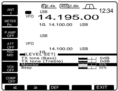 ICOM IC 756 - Fonction moniteur - 3