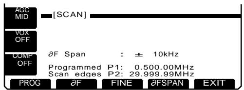 ICOM IC 756 - Organisation menu écran - 5