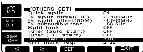 ICOM IC 756 - Mémoire de bande (pour sélection automatique d'antenne) - 1