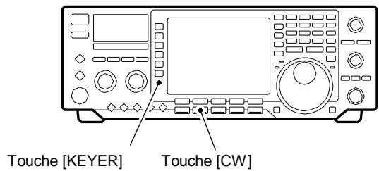 ICOM IC 756 - -Programmation du manipulatorélectronique - 1